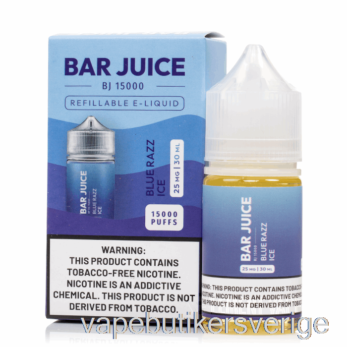 Vape Sverige Blue Razz Ice - Bar Juice - 30ml 50mg